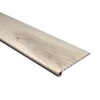 Vinyl Pro with Mute Step Afterglow Oak 1 in. T x 11-1/2 in. W x 48-3/8 in. L Vinyl Stair Tread
