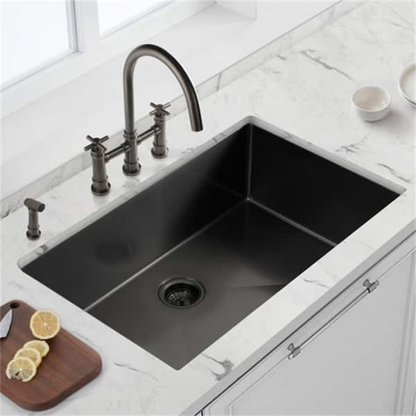 S STRICTLY KITCHEN + BATH RCORB3030WS-Stainless 16 Gauge 30 in. Butterfly  Corner Undermount Workstation Kitchen Sink with Accessories RCORB3030WS-SS  - The Home Depot