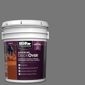 5 gal. #PFC-63 Slate Gray Smooth Solid Color Exterior Wood and Concrete Coating