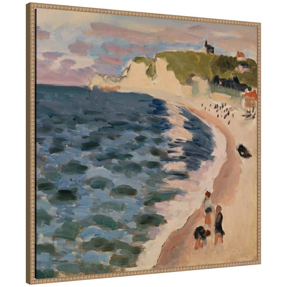 "Sylvie ""High Tide Pleine Mer 1920 Henri Mattise"" by Nostalgia Prints Beach Framed Art Print 30 in. x 30 in." price history on PriceWatchPro