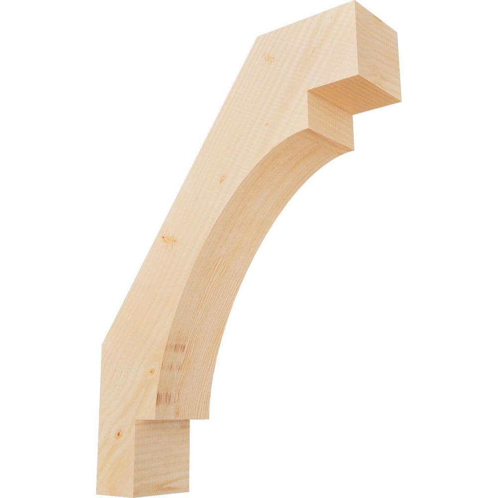 "5 1/2""W x 22""D x 30""H Merced Smooth Knee Brace, Douglas Fir" price history on PriceWatchPro
