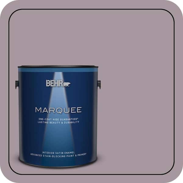 BEHR MARQUEE 1 gal. #N110-3 Fig Preserves One-Coat Hide Satin Enamel Interior Paint & Primer