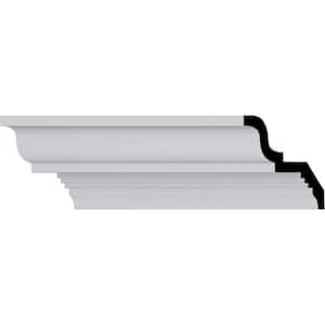 4-1/2 in. x 3-7/8 in. x 94-1/2 in. Polyurethane Bulwark Smooth Crown Moulding