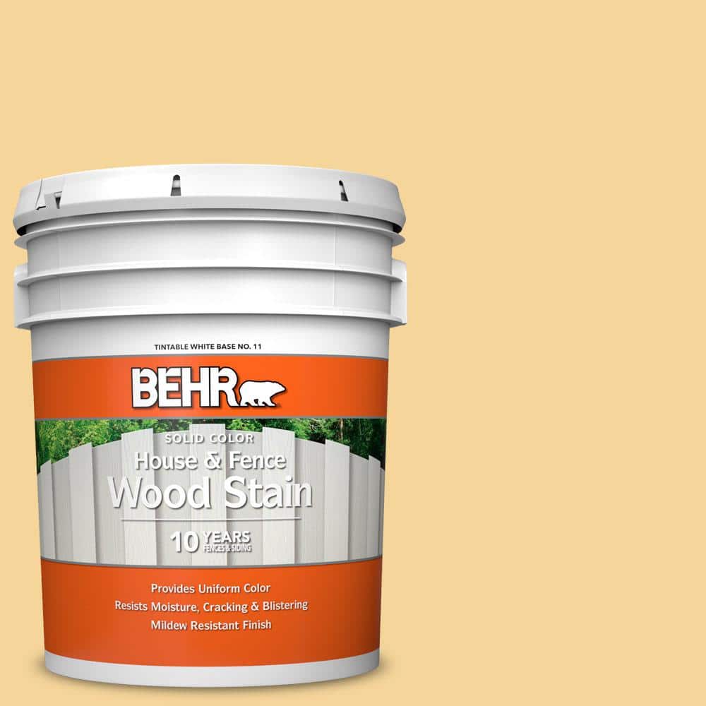 5 gal. #350C-3 Applesauce Solid Color House and Fence Exterior Wood Stain