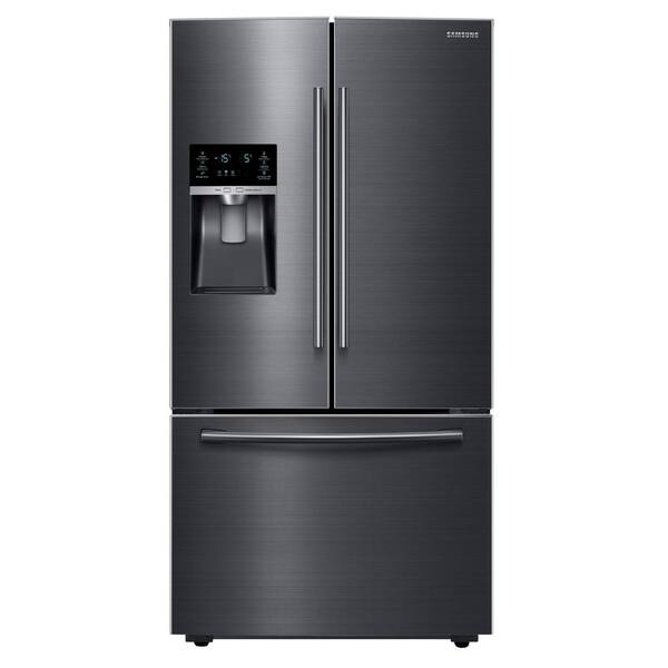 Samsung 28.07 cu. ft. French Door Refrigerator in Fingerprint Resistant Black Stainless