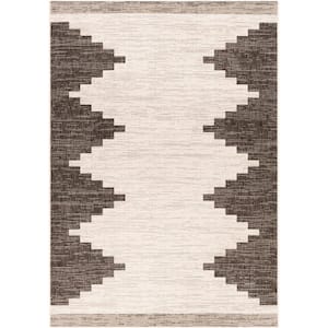 Lageli Medium Gray 2 ft. x 2 ft. 11 in. Indoor/Outdoor Area Rug