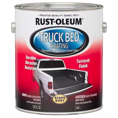 Environmentally Friendly Water Based Rubber Truck Bed Liner in Dust Grey  (4-Box) BU41004 - The Home Depot