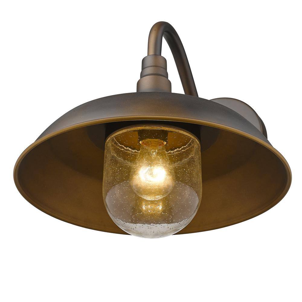 Bronze Dimmable Direct Wired Electric Sconce