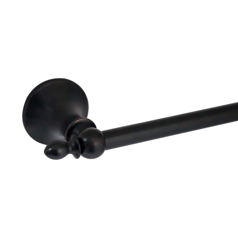 MODONA Antica 24 In Towel Bar In Rubbed Bronze 4024 RB The Home Depot   Rubbed Bronze Modona Towel Bars 4024 Rb 64 1000 