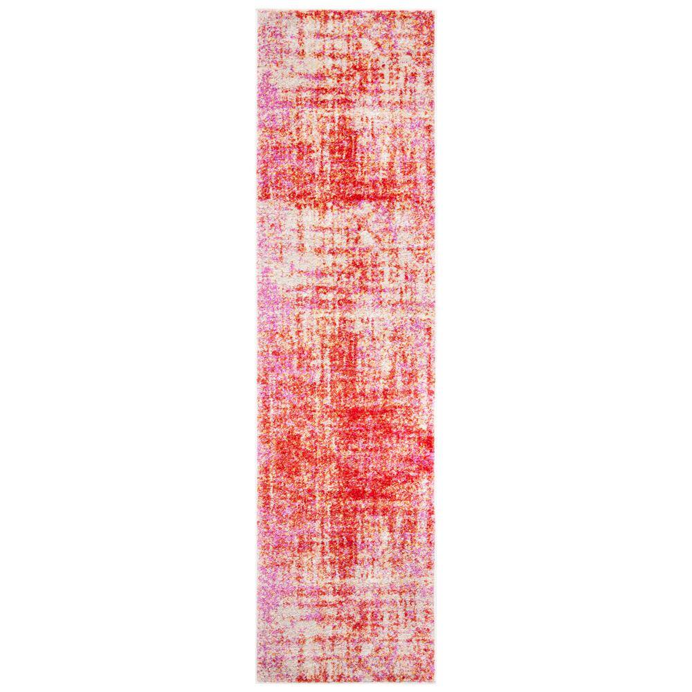 SAFAVIEH Adirondack Red Gold 2 Ft X 8 Ft Abstract Runner Rug ADR207R   Red Gold Safavieh Area Rugs Adr207r 28 64 1000 