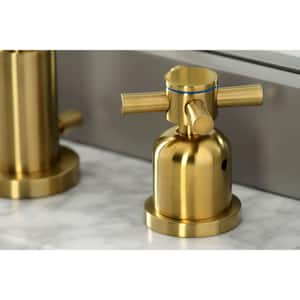 Concord 8 in. Widespread 2-Handle Bathroom Faucet in Brushed Brass