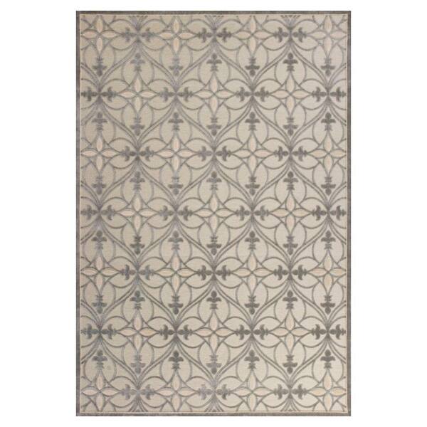 Kas Rugs French Chic Ivory 3 ft. x 5 ft. Area Rug