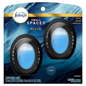 0.25 fl. oz. Small Spaces Ocean Scent Automatic Air Freshener Dispenser (2-Pack)