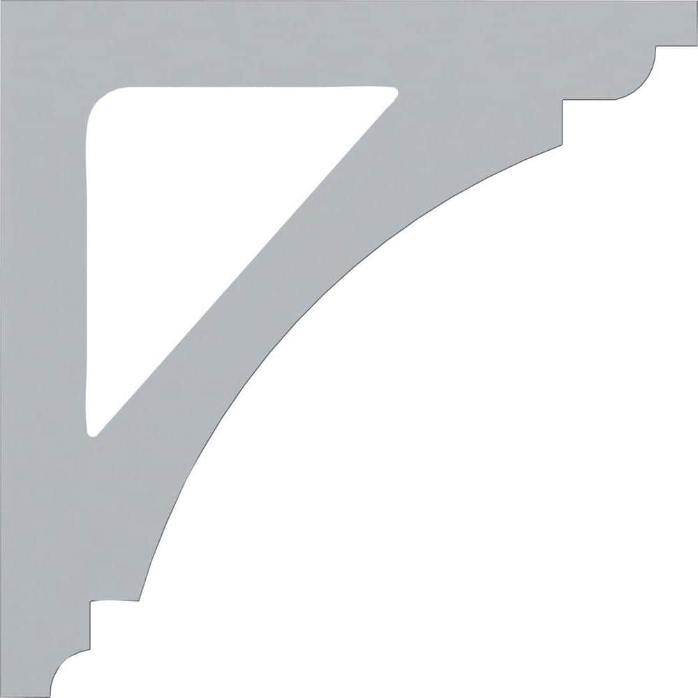 Off-White Polyurethane Decorative Richmond Bracket 4" x 12" x 12"