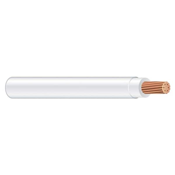 Southwire (By-the-Foot) 6 White Stranded CU SIMpull THHN Wire
