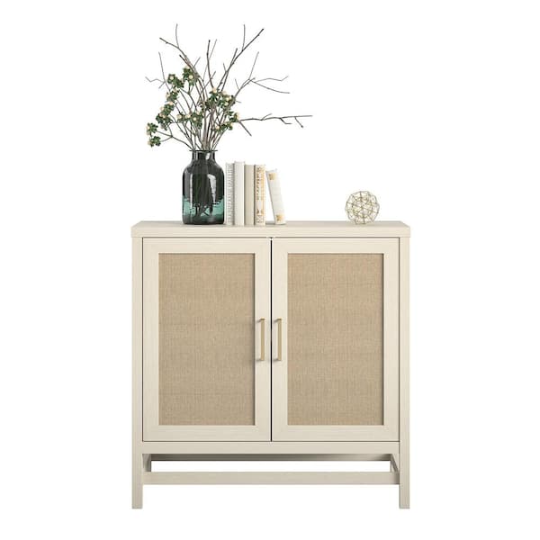 DHP Colwyn 60 Tall Storage Cabinet in Ivory Oak