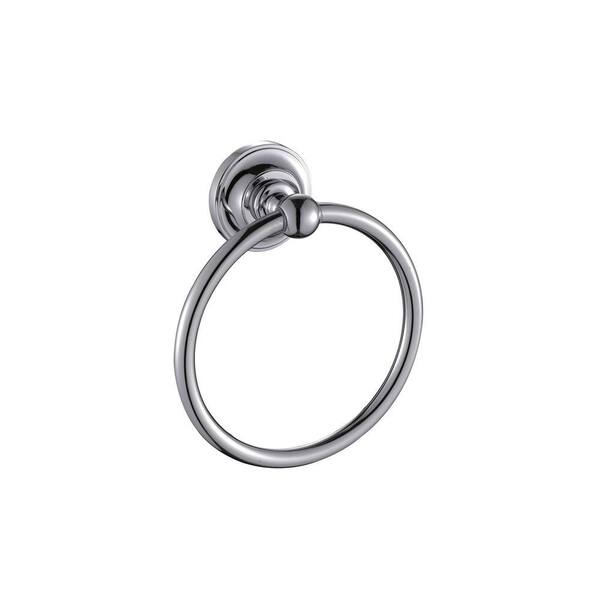 Paradise Bathworks Elysium Towel Ring in Chrome