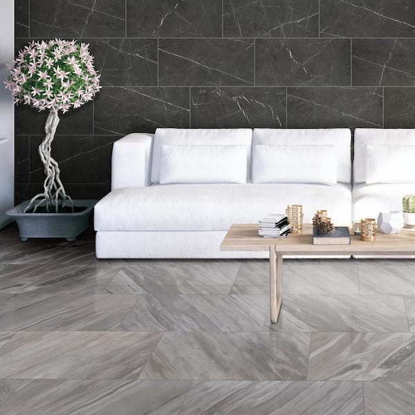 Ader Botticino 12 in. x 24 in. Matte Porcelain Floor and Wall Tile (448 sq. ft./Pallet)