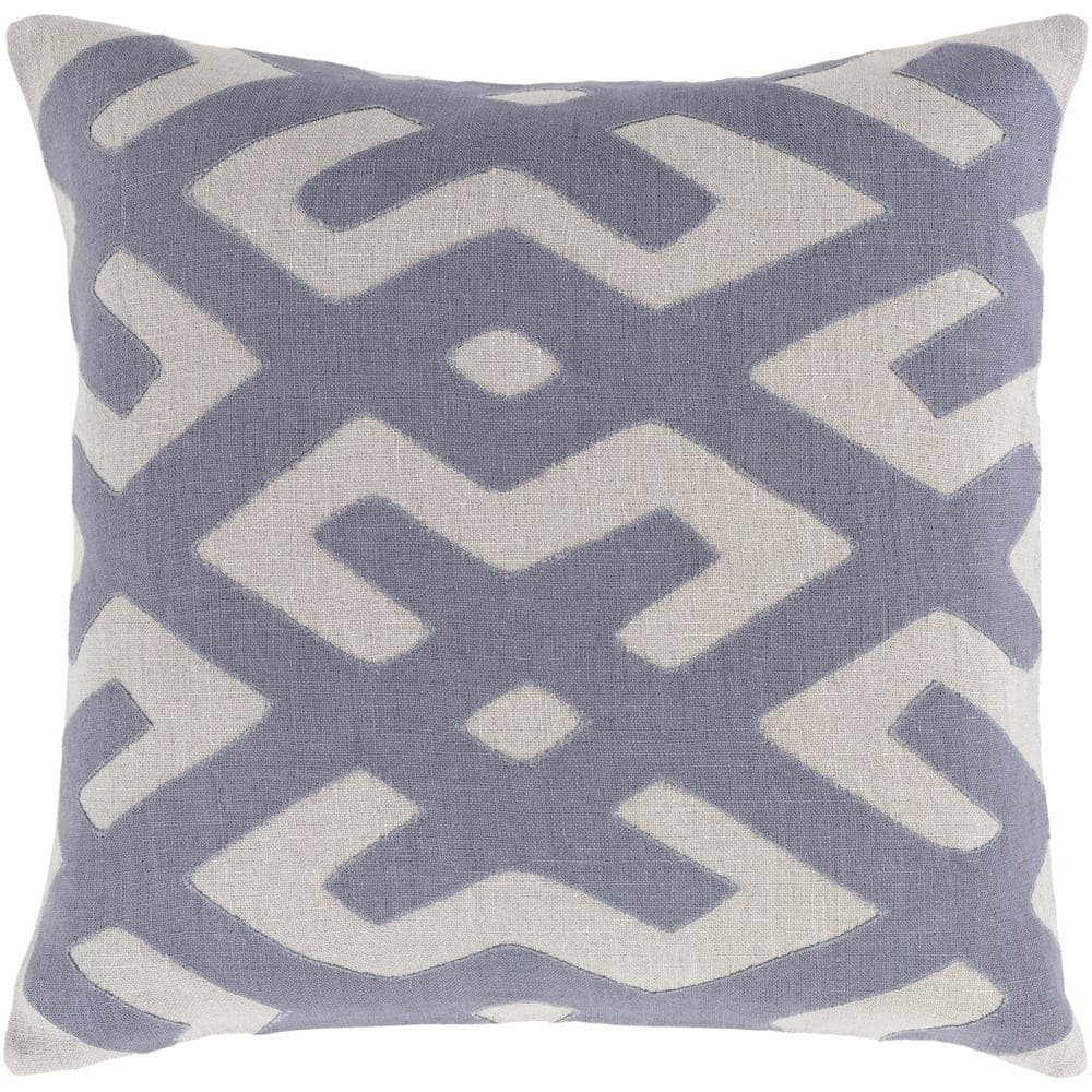 Rigault Navy Geometric Polyester 22 in. x 22 in. Throw Pillow price history on PriceWatchPro