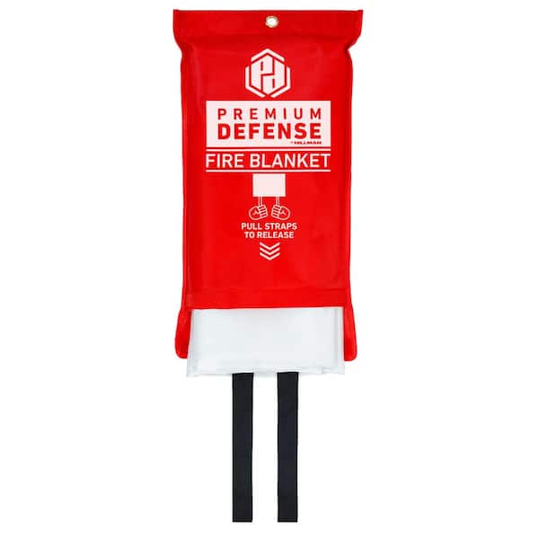 Premium Defense 60 in. x 70 in. Emergency Fire Blanket With