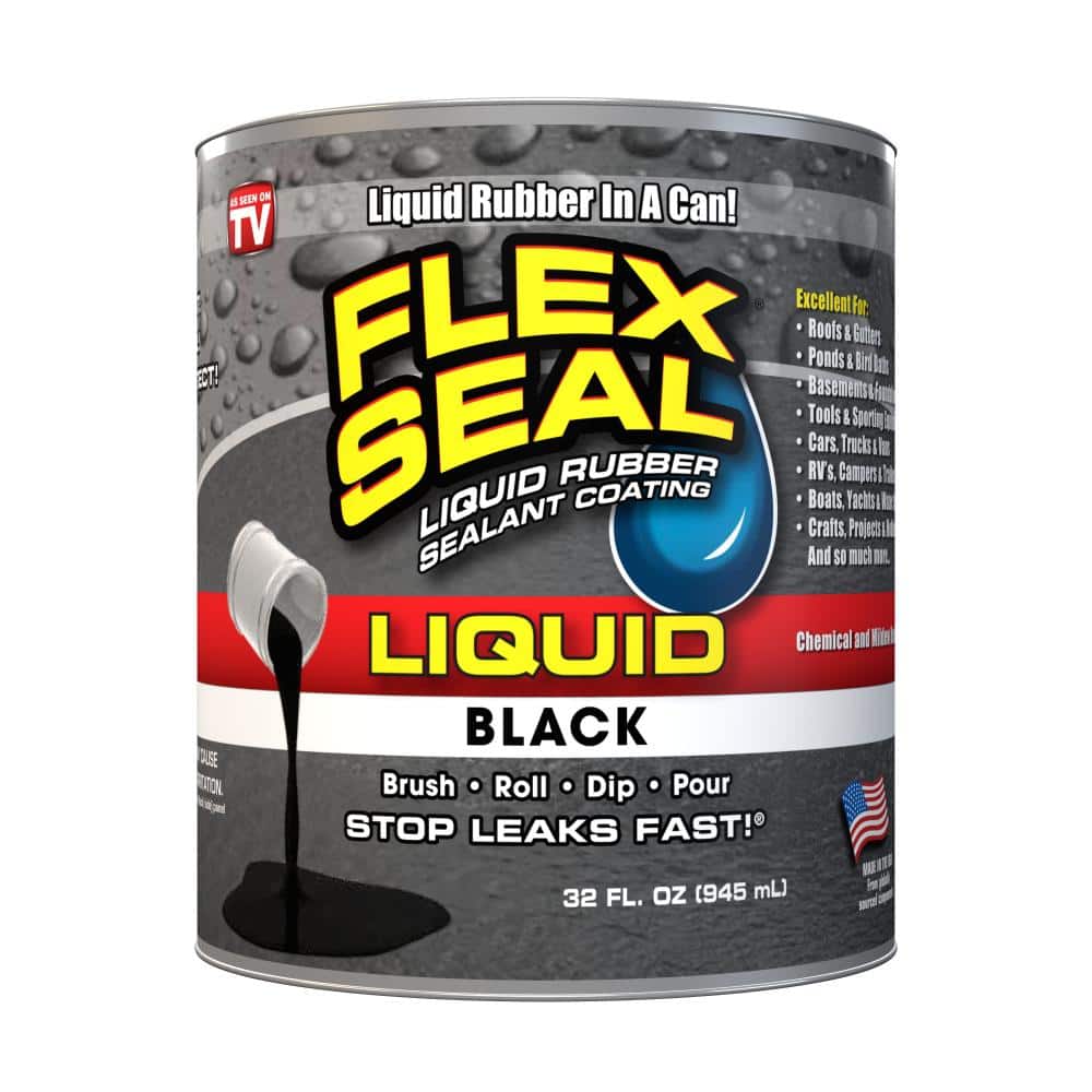 Flex Seal Liquid Rubber Sealant Coating - Black, 32 fl oz - Fry's Food  Stores