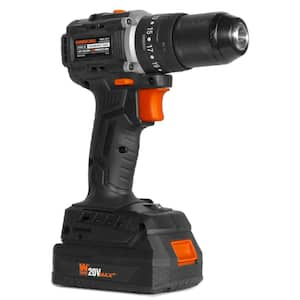 20-Volt Max Brushless Cordless 1/2 in. Hammer Drill and Driver with 2.0 Ah Lithium-Ion Battery and Charger