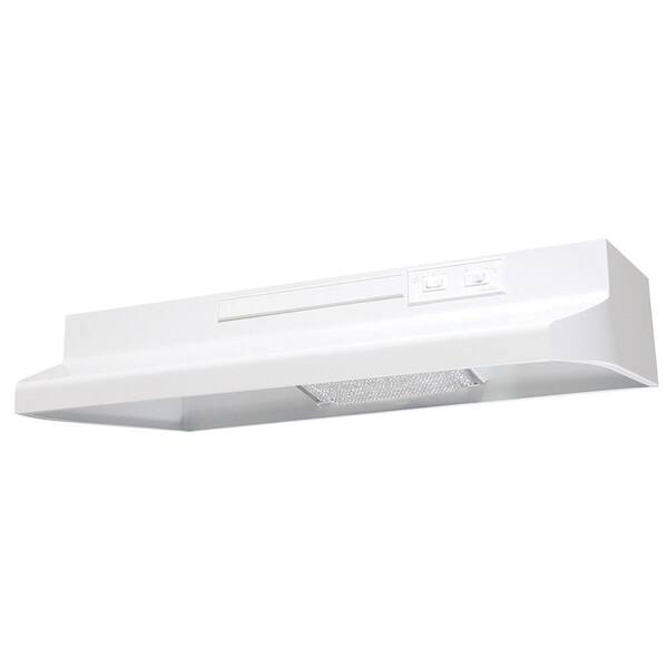 Air King AV Series 21 in. Under Cabinet Convertible Range Hood with Light in White