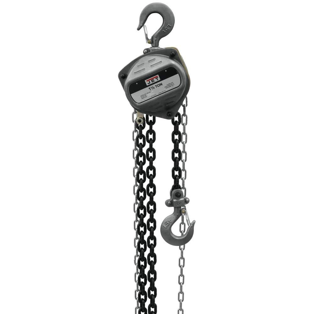 JET S90-150-20 1-1/2-Ton Hand Chain Hoist with 20 Ft. Lift -  101922