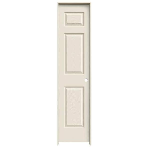 JELD-WEN 18 in. x 80 in. Colonist Primed Left-Hand Textured Molded Composite Single Prehung Interior Door w/Split Jamb