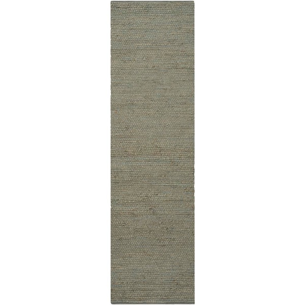 Natural Jute Sage 2 ft. x 6 ft. All-Over Design Contemporary Runner Area Rug