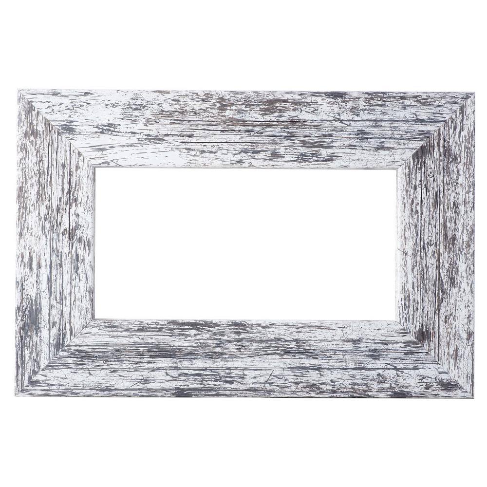 American Barn 42 in. x 42 in. DIY Mirror Frame Kit in White Mirror Not Included price history on PriceWatchPro