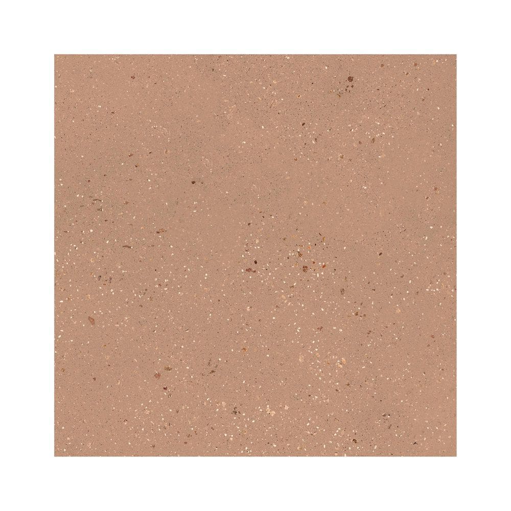 Micro Rib Terracotta Giorbello Italian Geology Terrocotta 6 in. x 6 in. Matte Micro Terrazzo ...