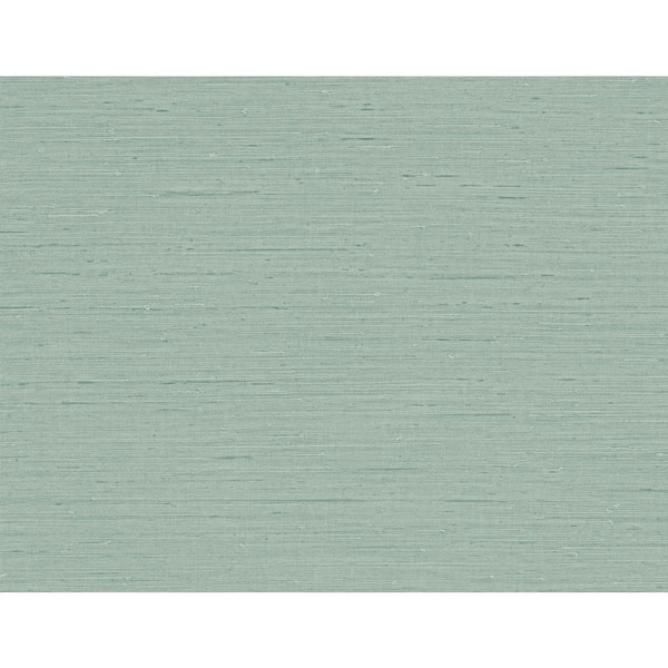 Seabrook Designs Aloe Seahaven Rushcloth Embossed Vinyl Unpasted Wallpaper Roll 60.75 sq. ft.