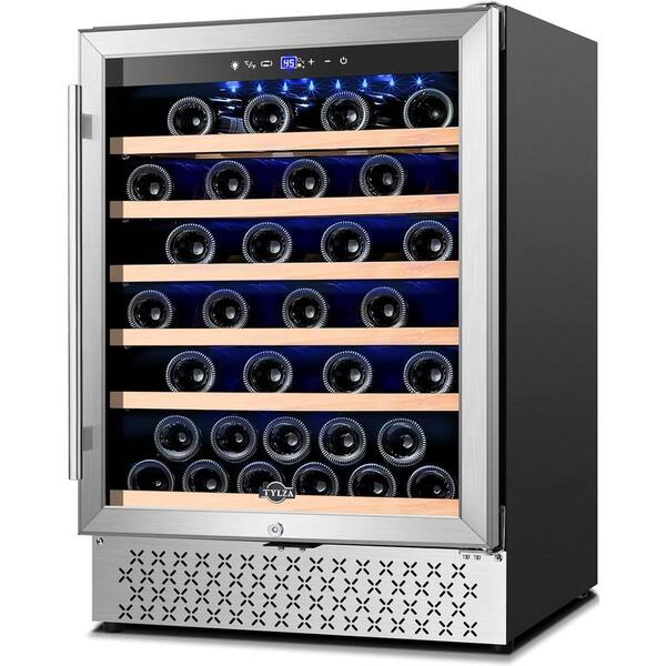 Hooure Cellar Cooling Unit 24 in. Single Zone 51Bottle BuiltIn or