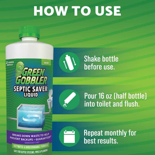 32 oz. Liquid Septic Saver Tank Treatment (12-Pack)