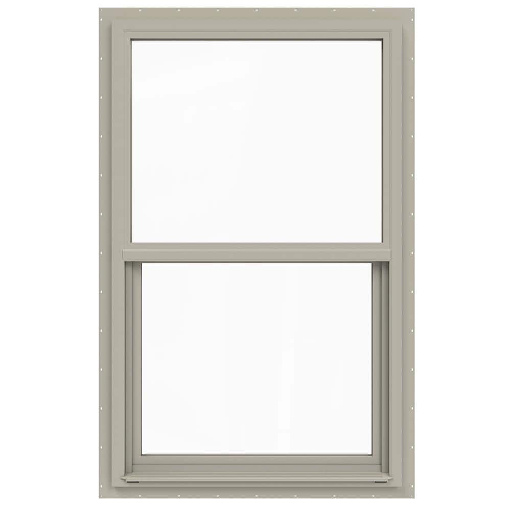 30 in. x 36 in. V-4500 Series Desert Sand Single-Hung Vinyl Window with Fiberglass Mesh Screen price history on PriceWatchPro