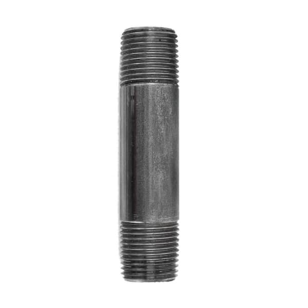 STZ 1/2 in. x 3-1/2 in. Black Steel Nipple