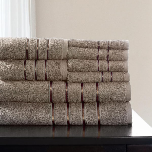 Timberlake Lavish Home Chevron 100% Cotton 6 Piece Towel Set