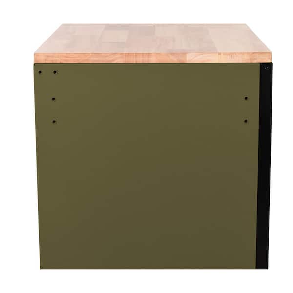 Husky Heavy Duty 61 in. W x 23 in. D 15-Drawer Matte Army Green