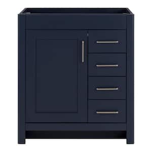 Westcourt 30 in. W x 22 in. D x 34 in. H Bath Vanity Cabinet without Top in Blue