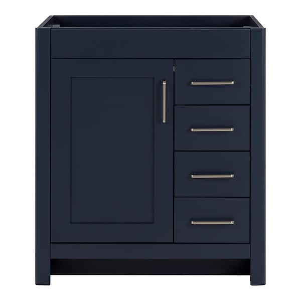 Westcourt 30 in. W x 22 in. D x 34 in. H Bath Vanity Cabinet without Top in Blue