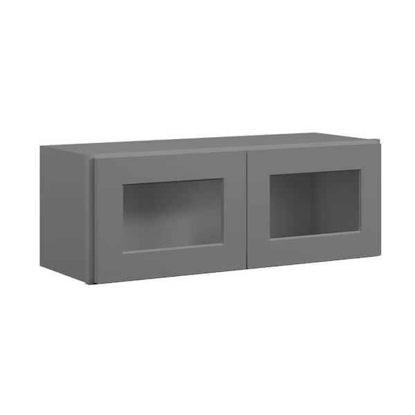 12 in. W x 12 in. D x 12 in. H in Shaker Dove Plywood Ready to Assemble Wall Cabinets without Glass