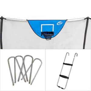 Accessory Kit with Basketball Game, Windstakes and Wide Step Ladder