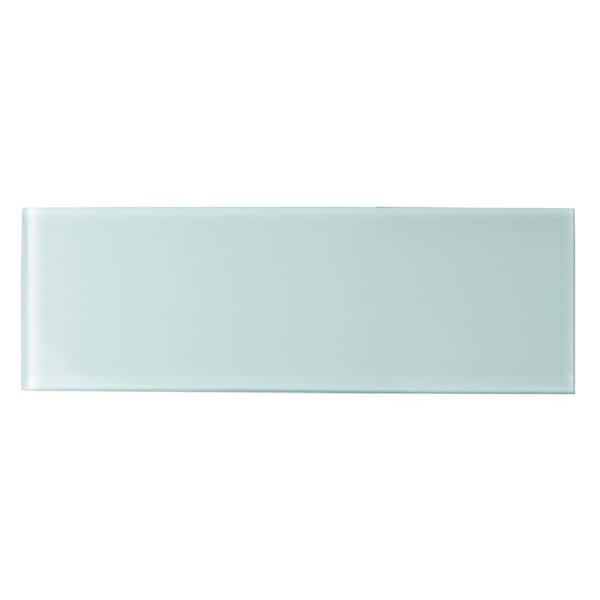 Giorbello Subway Baby Blue 3 in. x 9 in. Glass Tile Sample G3916-SMPL ...