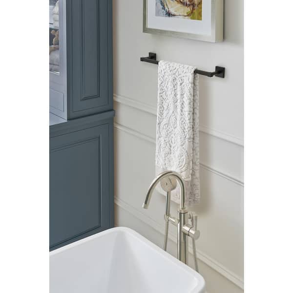 Appoint 18 in. (457 mm) L Towel Bar in Matte Black