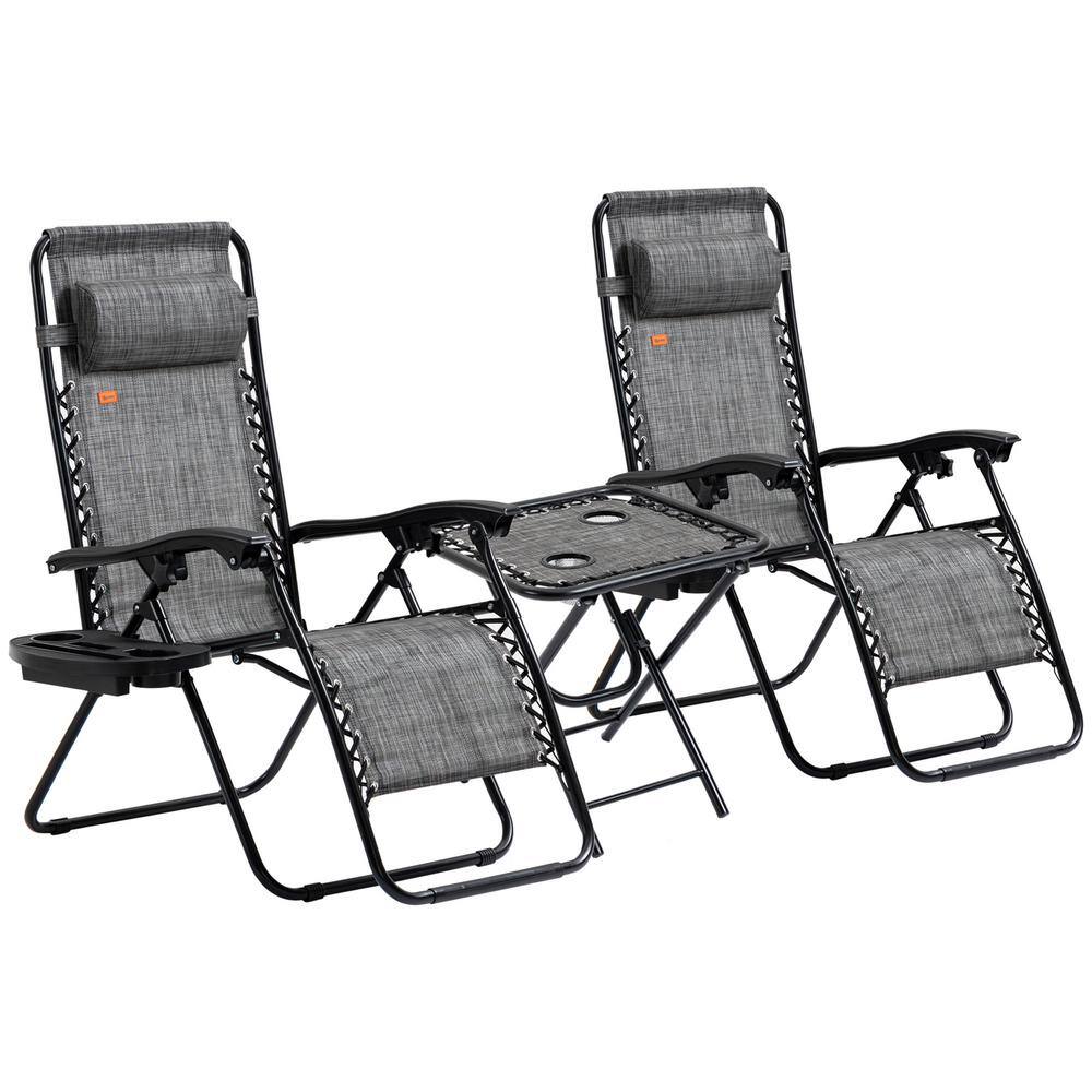 25.5 in. Black Square Steel Picnic Table Seats 2 People with Cupholders price history on PriceWatchPro