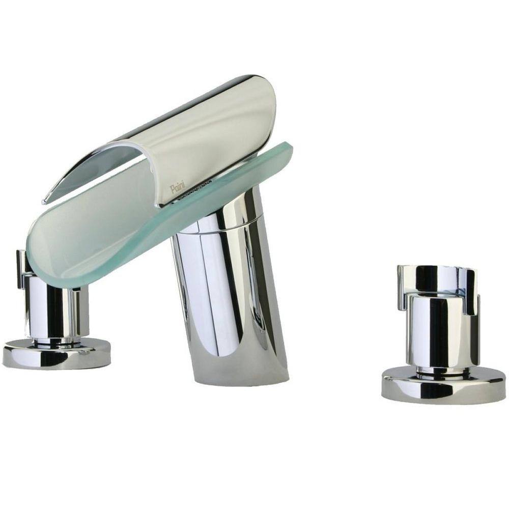 La Toscana 73CR211VR Morgana Single Post Mount Lavatory Faucet with Pop-Up Drain Chrome La Toscana 73CR211VR Morgana Single Post Mount Lavatory Faucet with Pop-Up Drain Chrome