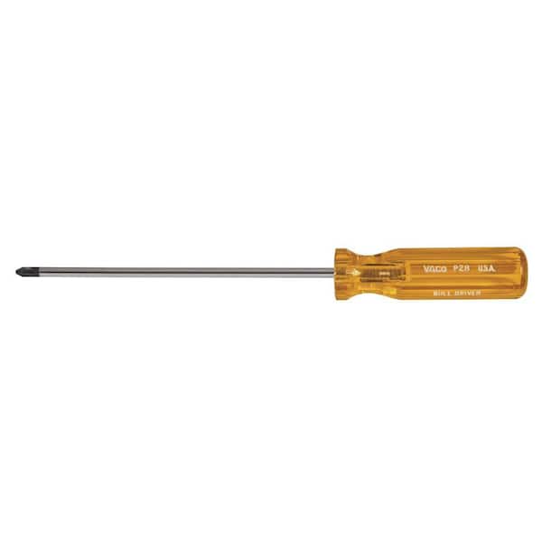Klein Tools #2 Profilated Phillips Head Screwdriver with 8 in. Round Shank