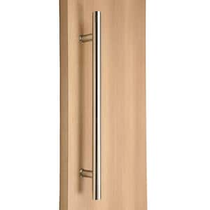 Ladder Style 24 in. x 1 in. Back-to-Back Brushed Satin Stainless Steel Door Pull Handle