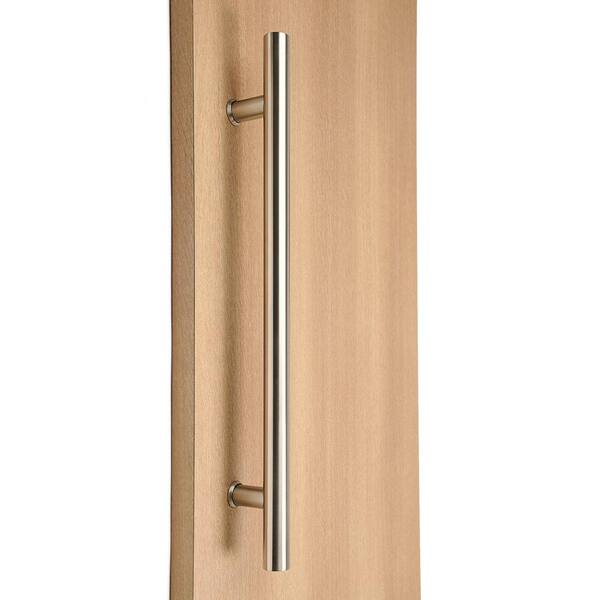 STRONGAR Ladder Style 60 in. x 1 in. Back-to-Back Brushed Satin Stainless Steel Door Pull Handle